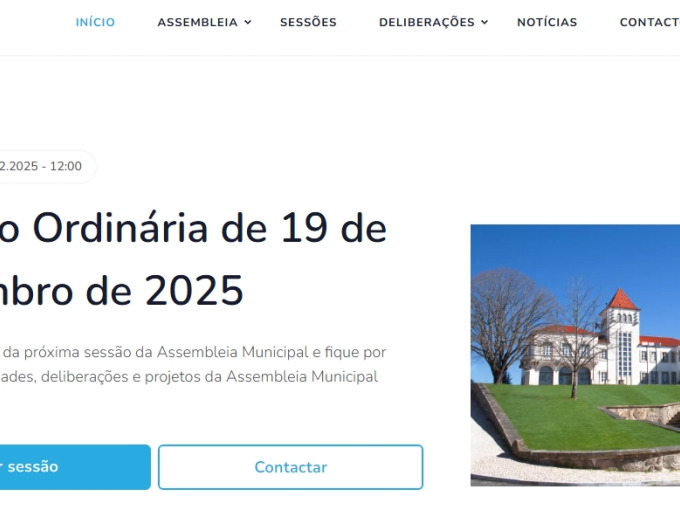 Assembleia Municipal de Tábua lança plataforma digital dedicada