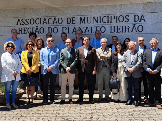 Representantes do Município de Tábua visitaram as instalações da Associação de Municípios da Região do Planalto Beirão
